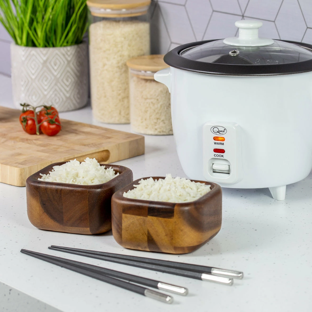 Quest Rice Cooker 0.8L - White - Image 8