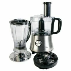 James Martin 500W Compact Food Processor - Silver