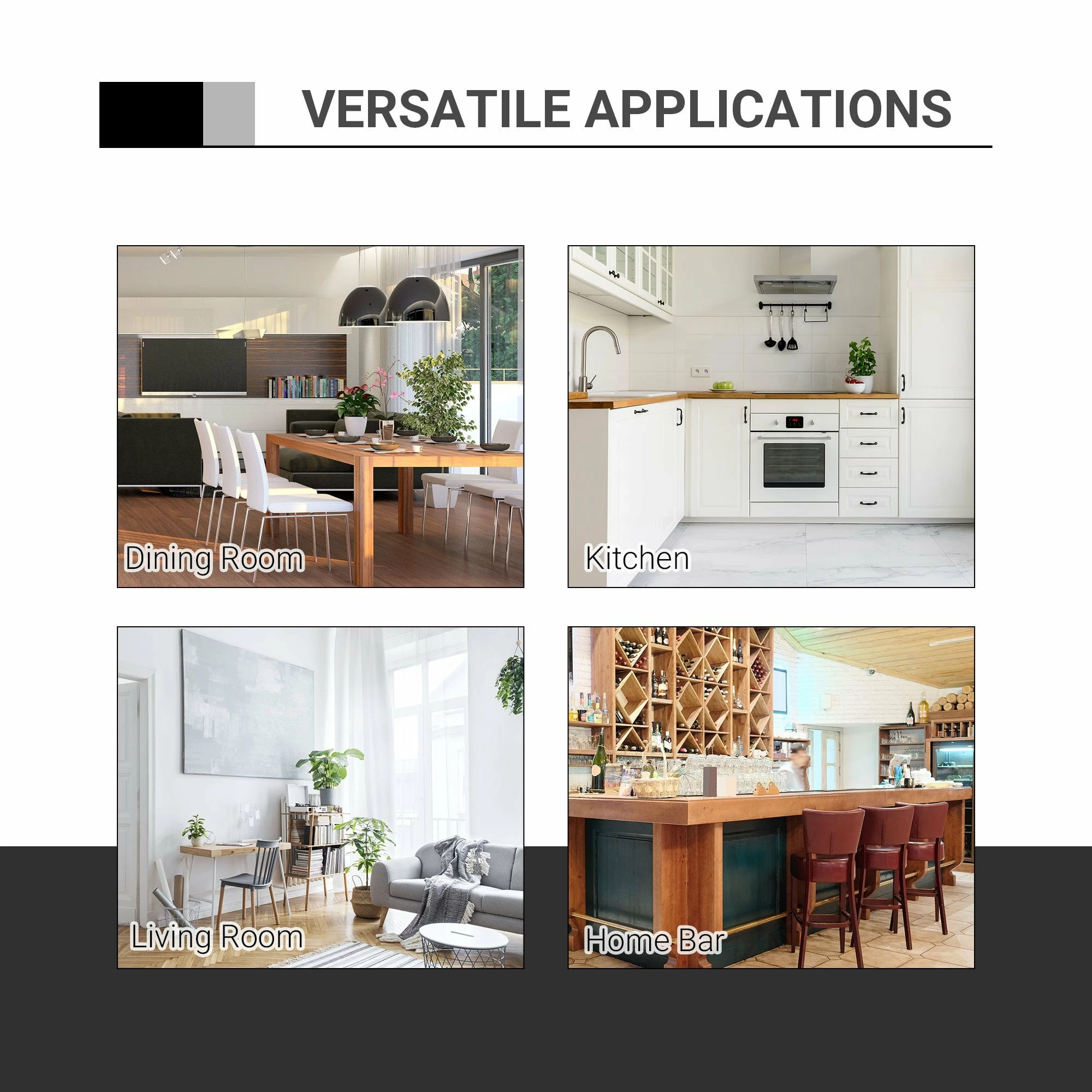 60cm Adjustable Height Round Bar Table With Swivel Top Metal Frame - White - Image 7