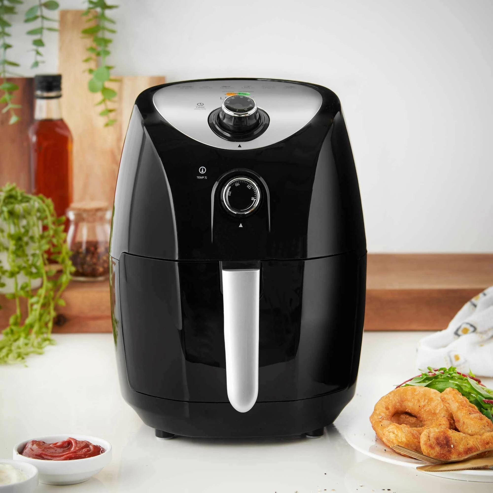 Lewis's Compact Air Fryer 2.4L 900W - Black - Image 9