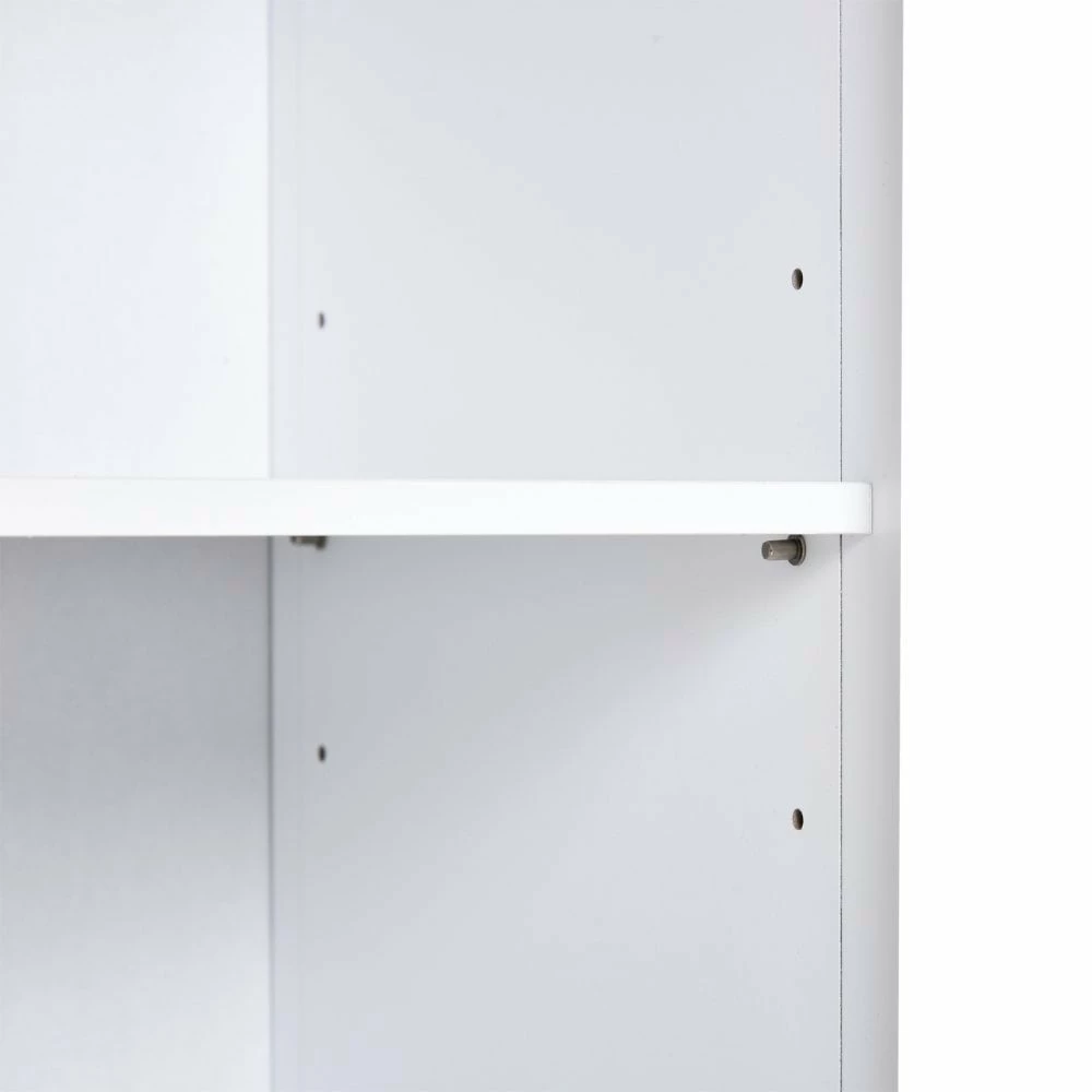 HOMCOM Kitchen Storage Trolley White - Image 8