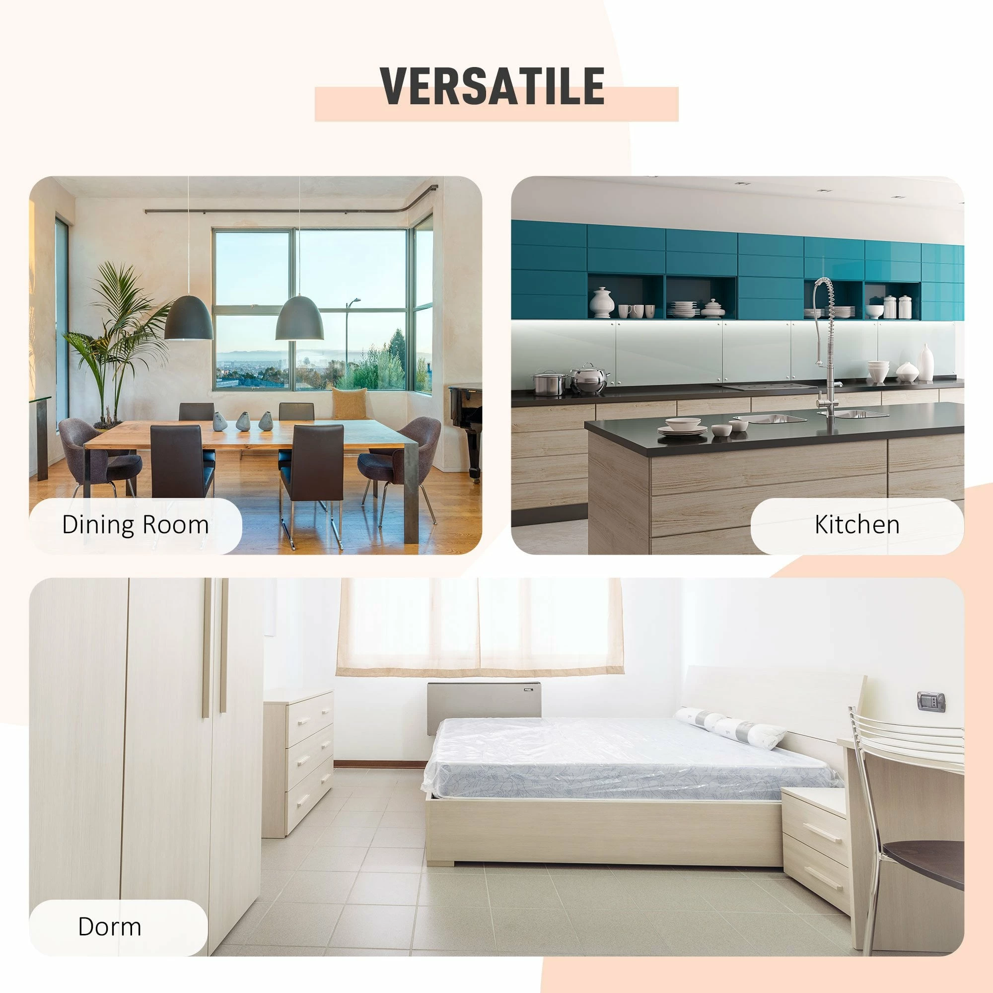 Drop Leaf Table Folding Computer Desk Workstation For Small Space W/ 2 Storage Shelves Cubes-Oak/White Colour - Image 8