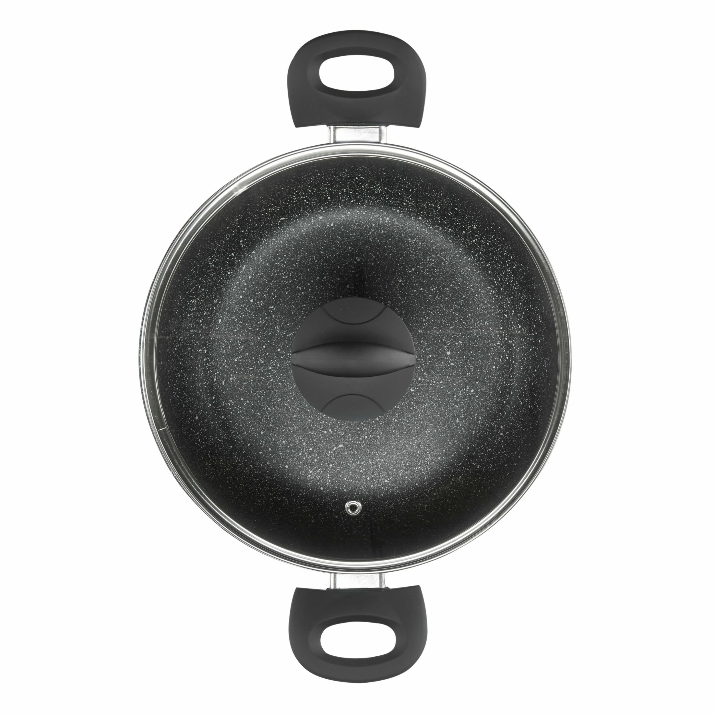 Lewis's Sovereign Stone 24cm Scratch Resistant Easy Clean Non Stick Stockpot & Lid - Image 6