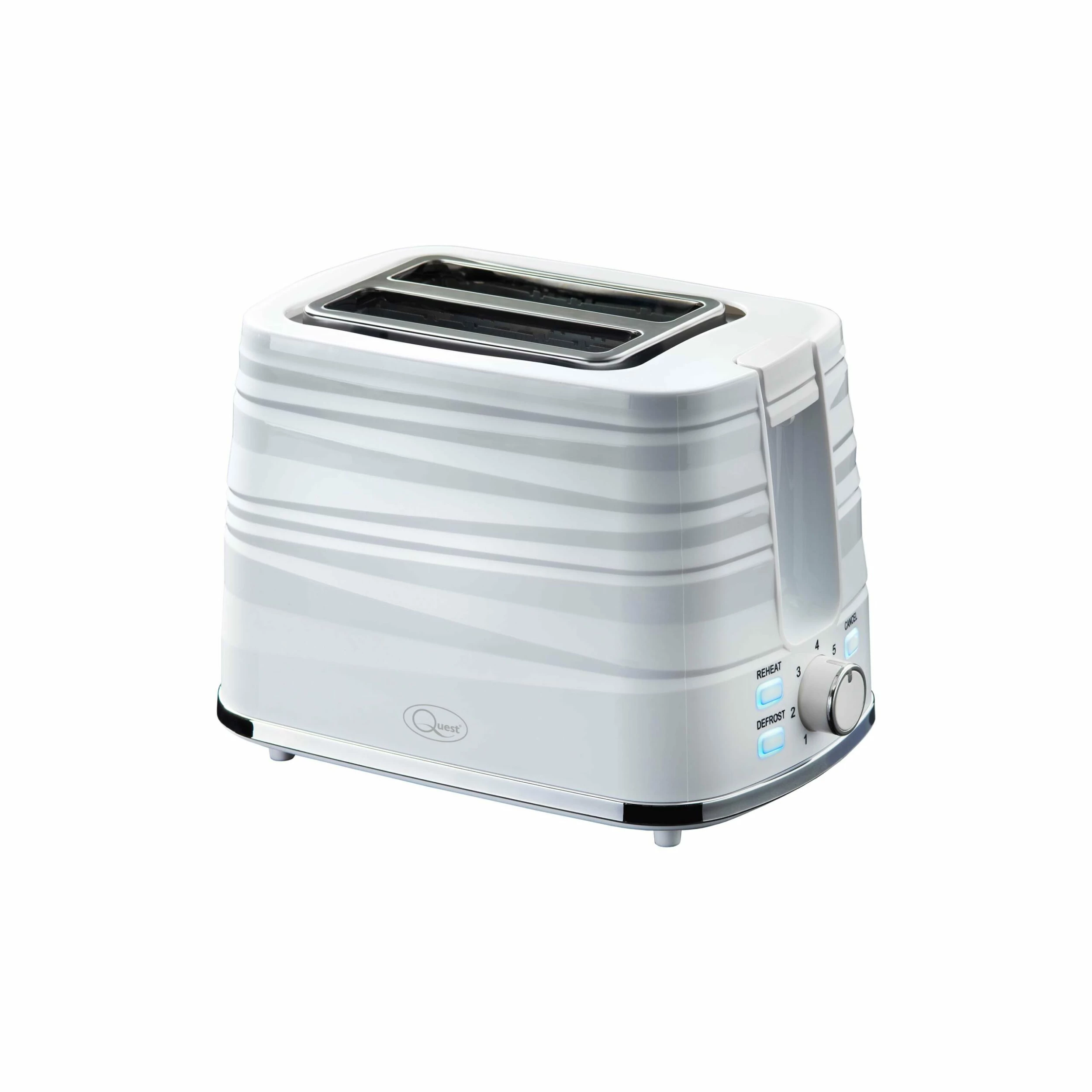 Quest Harmony 2 Slice Toaster - White - Image 6