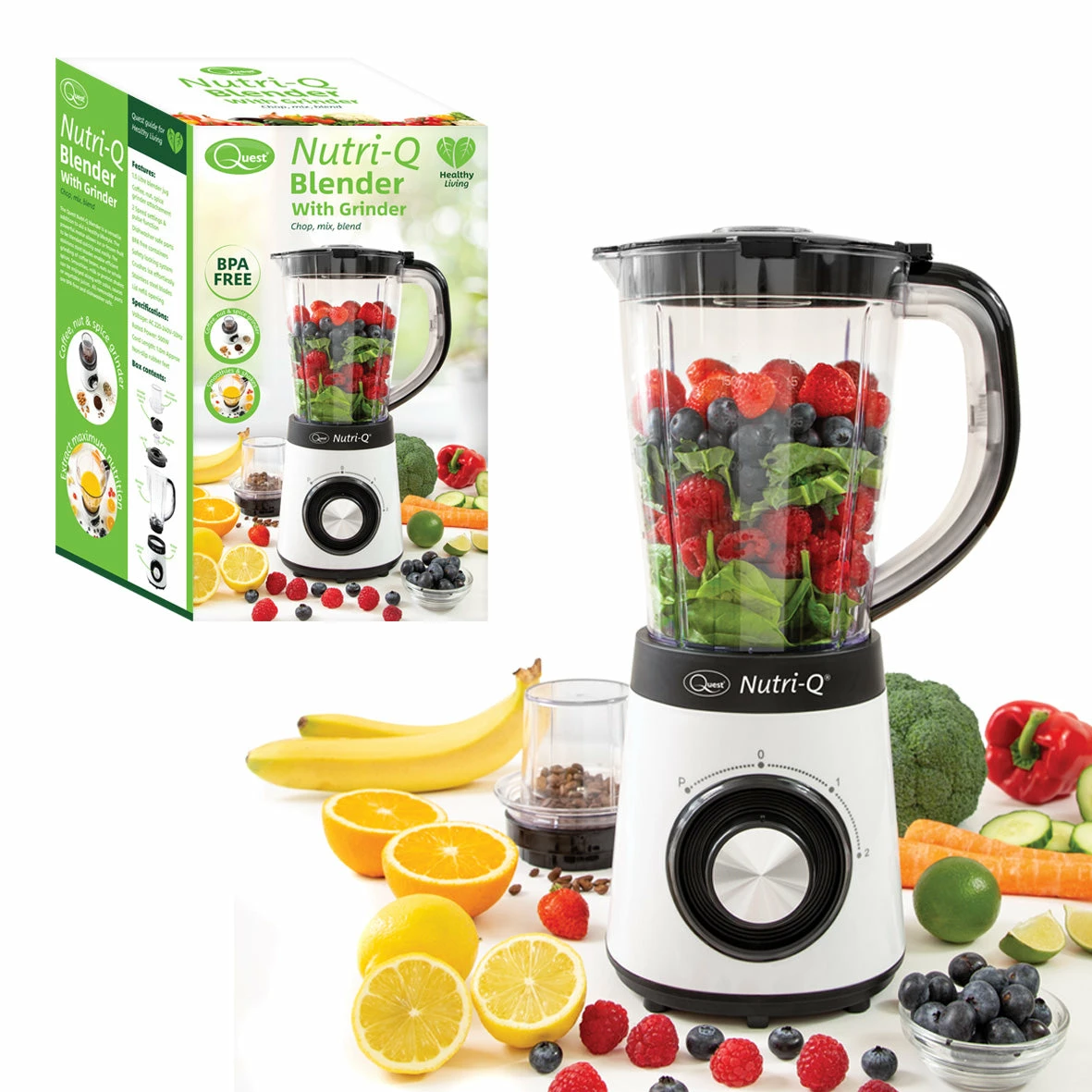 Quest Nutri-Q Blender With Grinder - Image 13