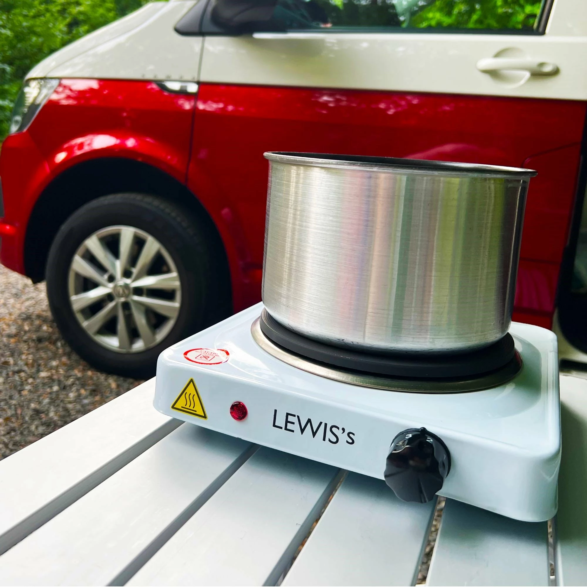 Lewis's Hotplate Single 1500W - White - Image 8