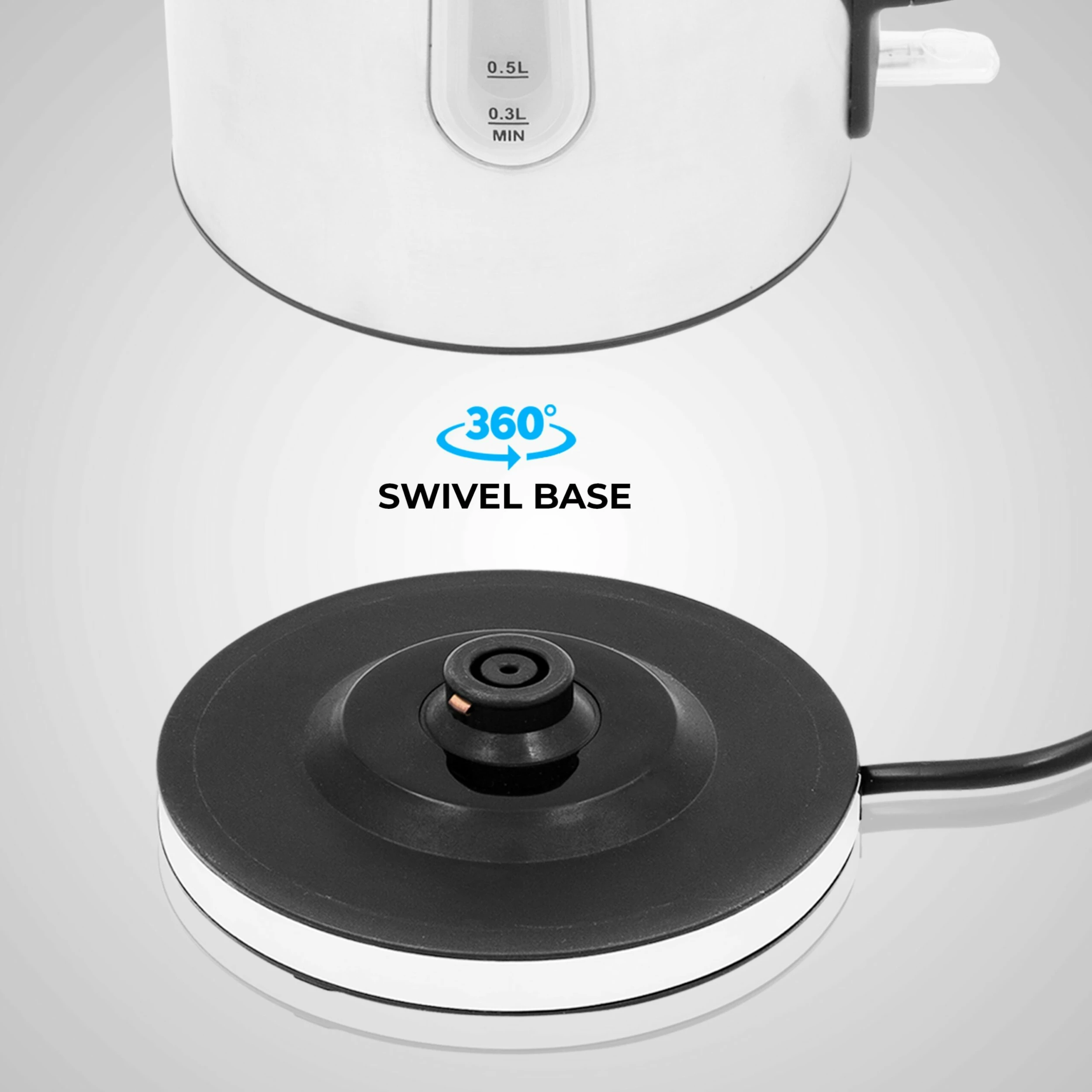 Quest 1.7L 3KW Stainless Steel Jug Kettle - Silver - Image 9