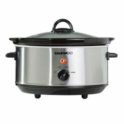 Daewoo Slow Cooker 3.5L - Stainless Steel