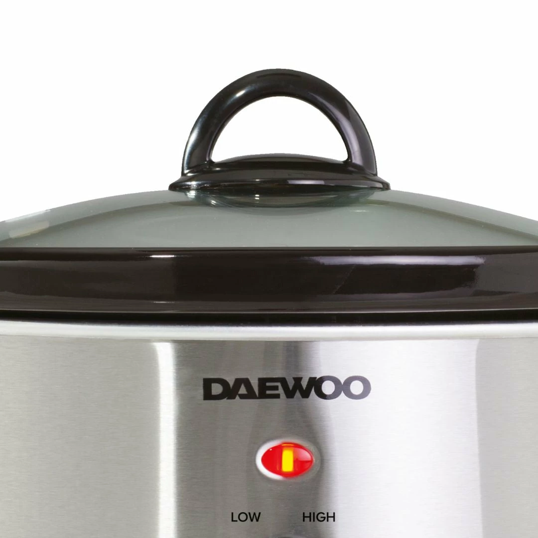 Daewoo Slow Cooker 3.5L - Stainless Steel - Image 4