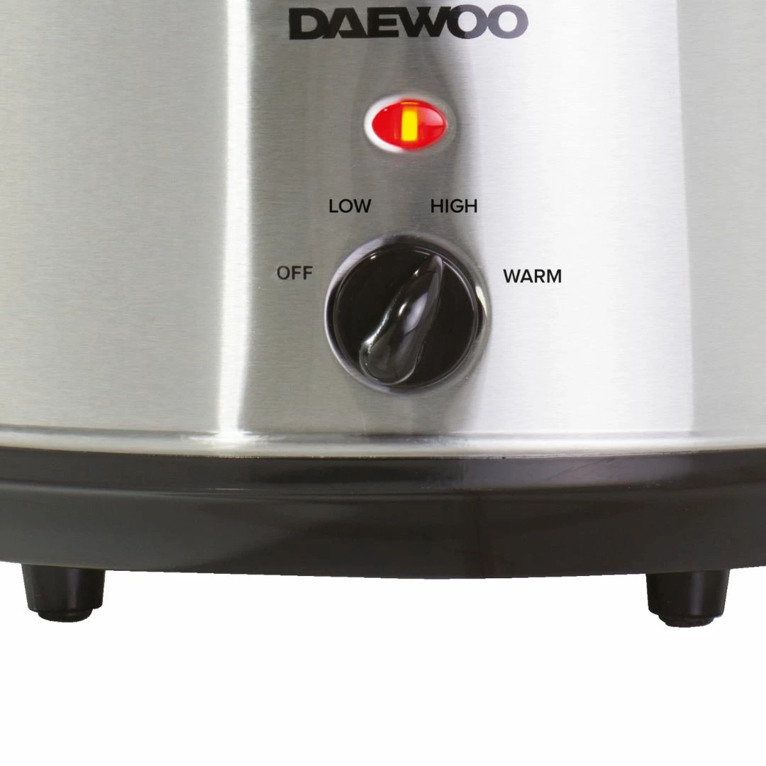 Daewoo Slow Cooker 3.5L - Stainless Steel - Image 5