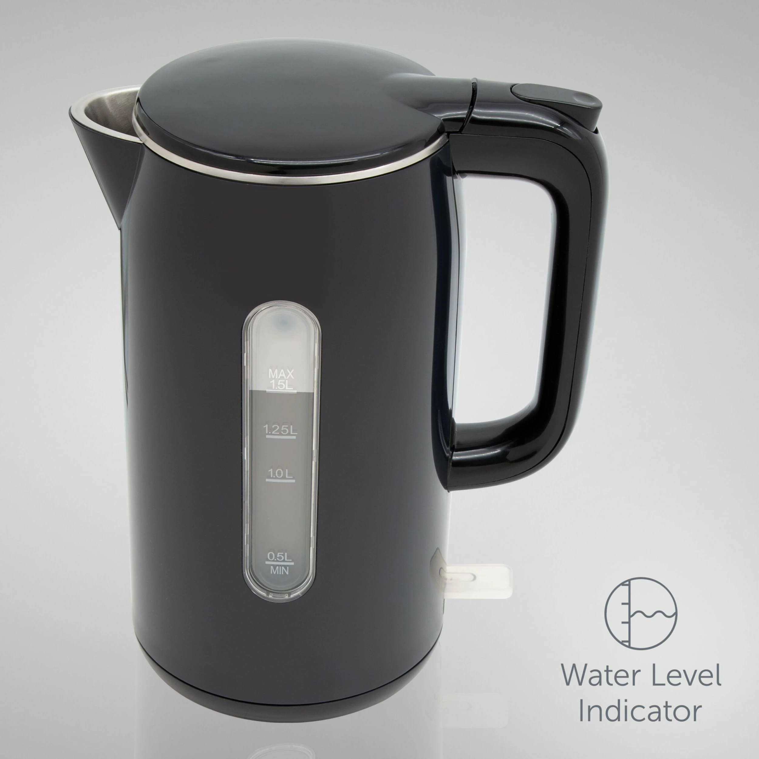 Quest Jug Kettle 1.5 Litre Fast Boil - Black - Image 14