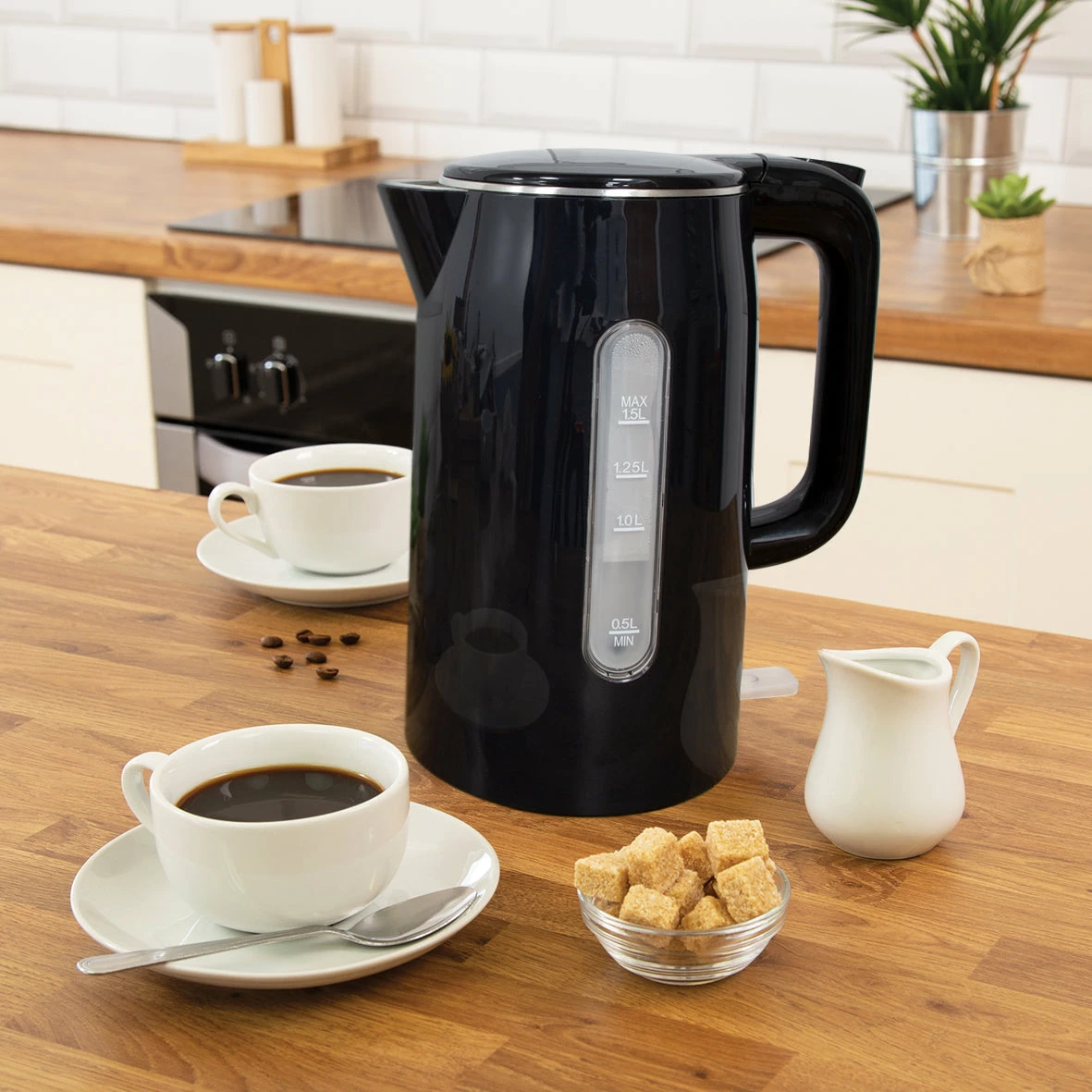Quest Jug Kettle 1.5 Litre Fast Boil - Black - Image 15
