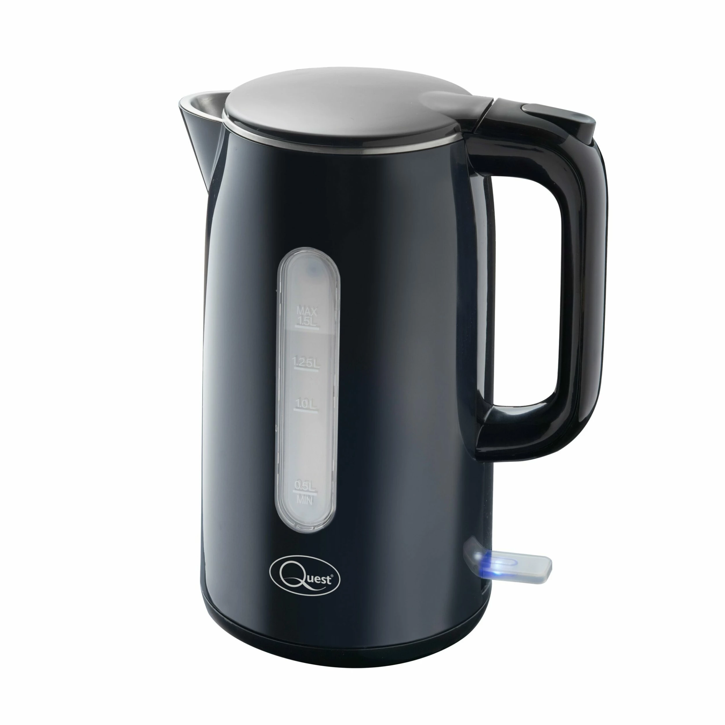 Quest Jug Kettle 1.5 Litre Fast Boil - Black