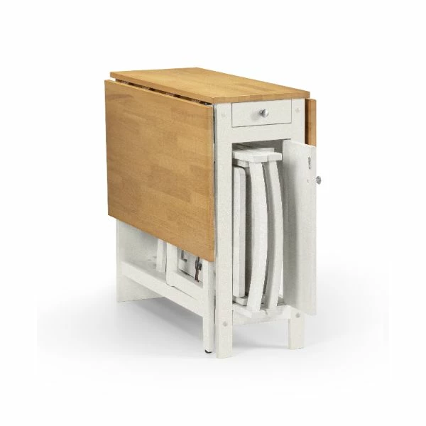 Savoy Dining Table Set With 4 Chairs White - Image 8