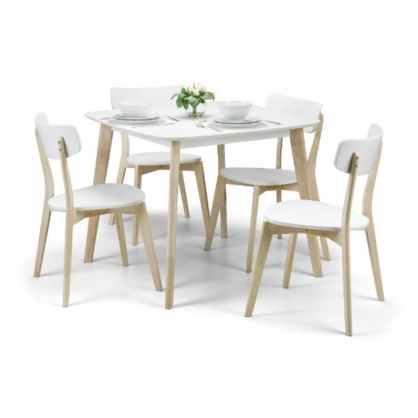 Casa Dining Table 90cm White - Image 5