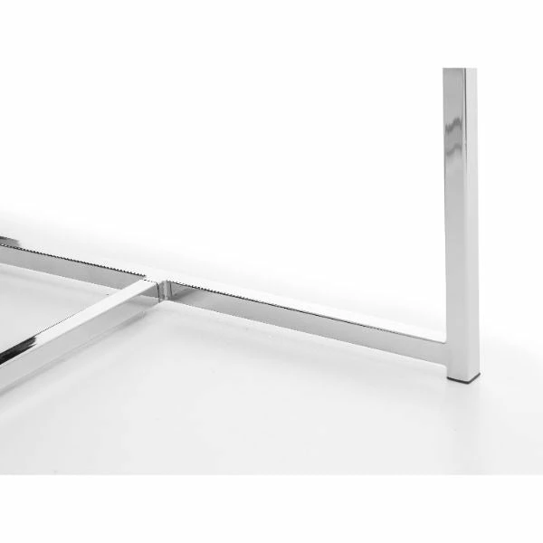 Scala Dining Table 1.2m White Marble & Chrome - Image 3