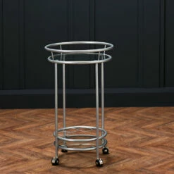 Collins Drinks Trolley - Silver