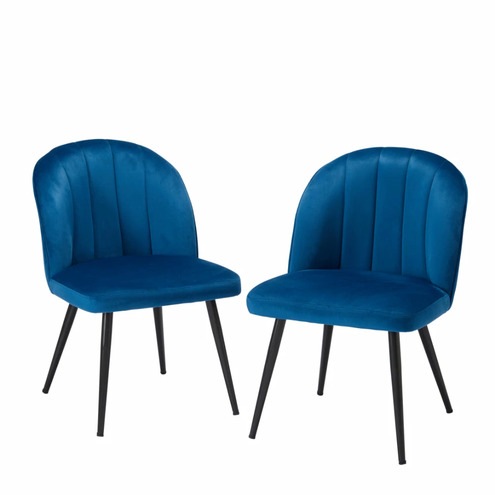 Orla Dining Chairs - Blue - Set Of 2