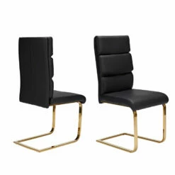 Antibes Dining Chairs - Black - Set Of 2