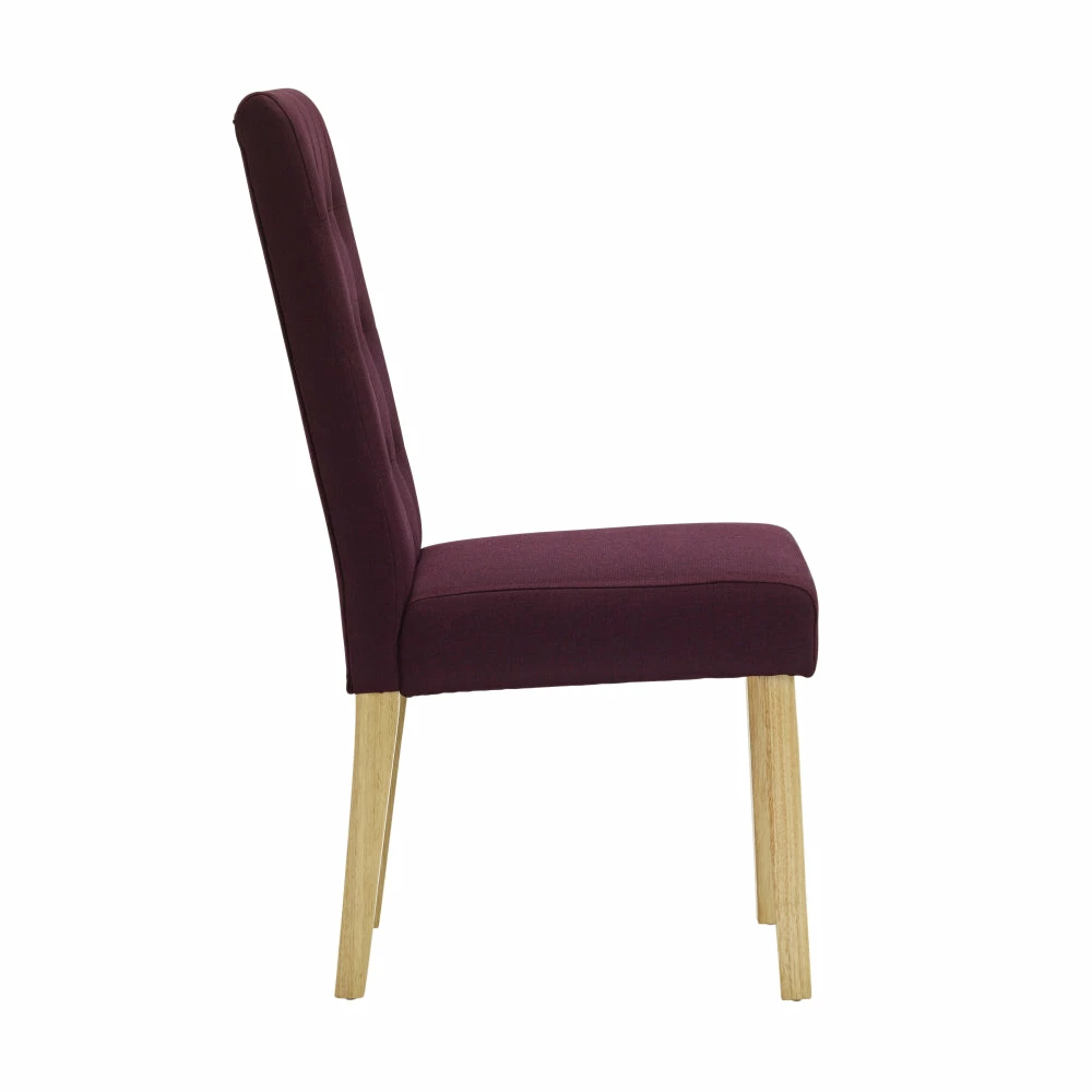 Roma Dining Chairs - Plum Purple - Set Of 2 - Image 4