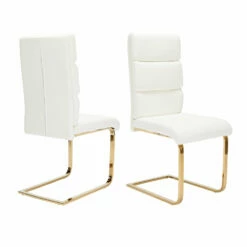 Antibes Dining Chairs - White - Set Of 2
