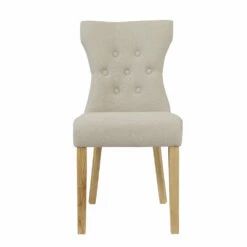 Naples Dining Chairs - Beige - Set Of 2