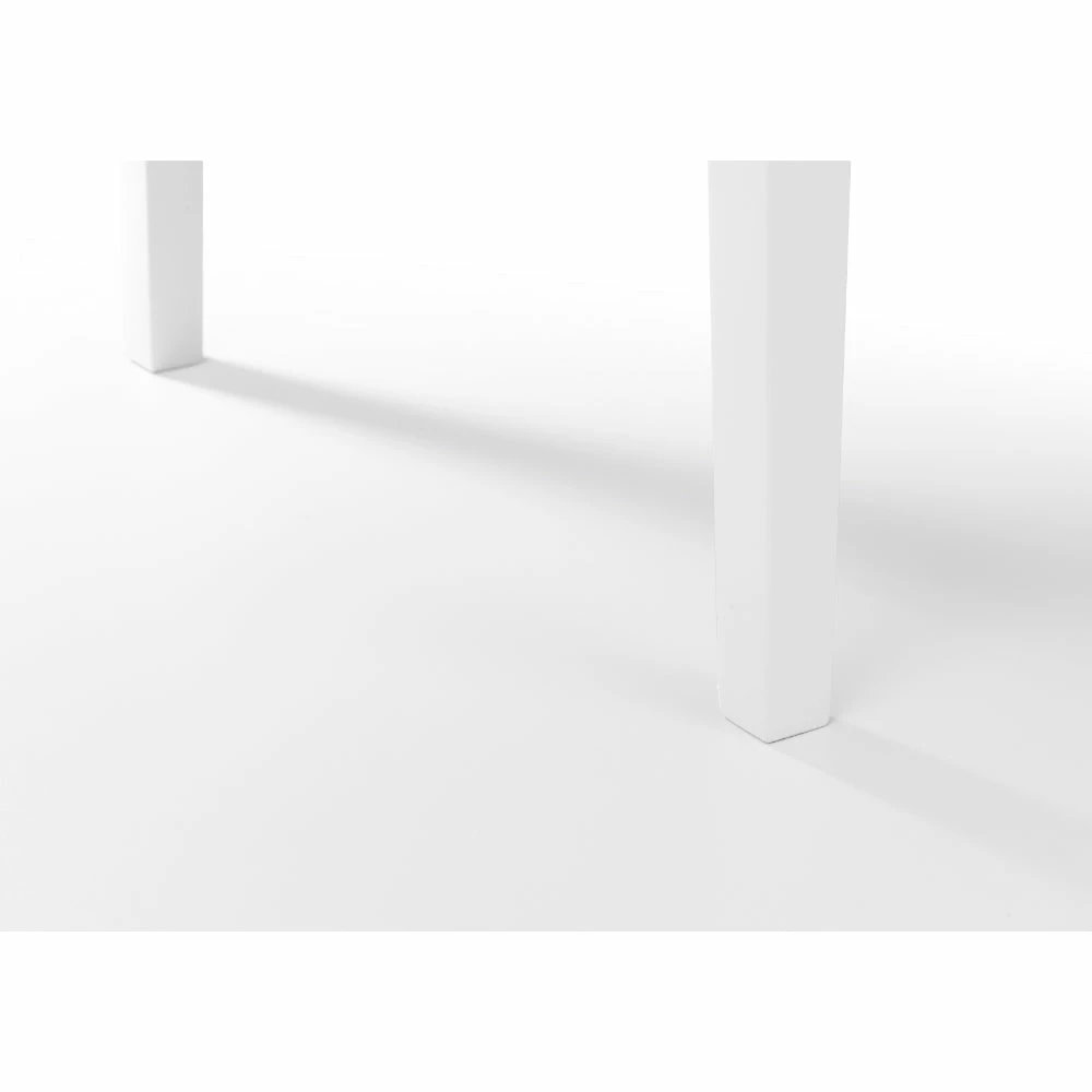 Taku Dining Table 1.1m - Satin White - Image 3