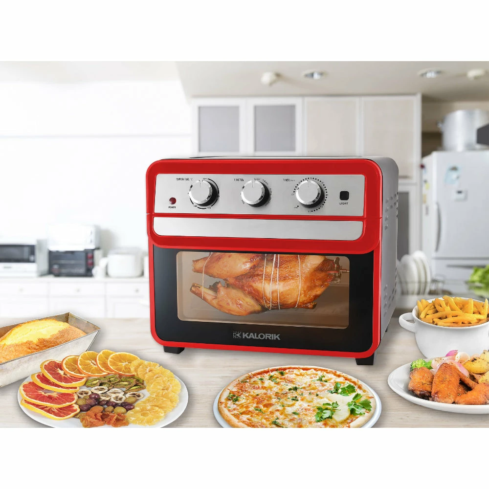 Kalorik Air Fryer & Mini Oven 22L - Red 1700W - Image 2