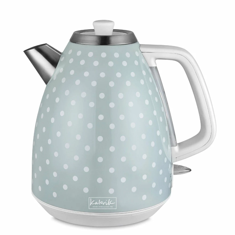 Kalorik Vintage Polkadot Kettle 3000w 1.7L - Shutter Green