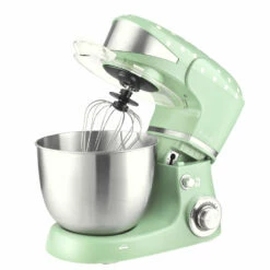 Kalorik Vintage Polkadot Stand Mixer 1000W 5L - Mint & White