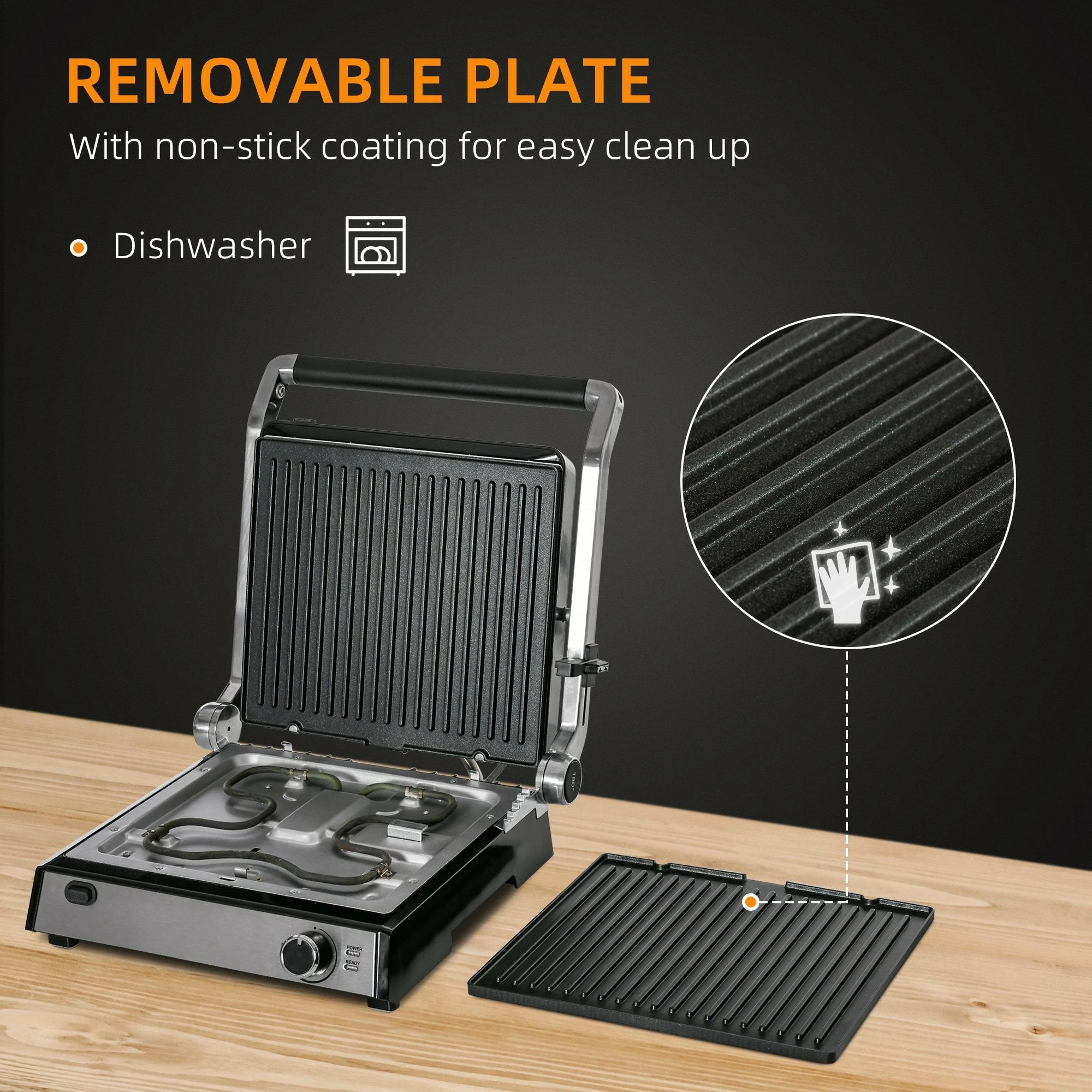 Homcom Electric Griddle - Image 6