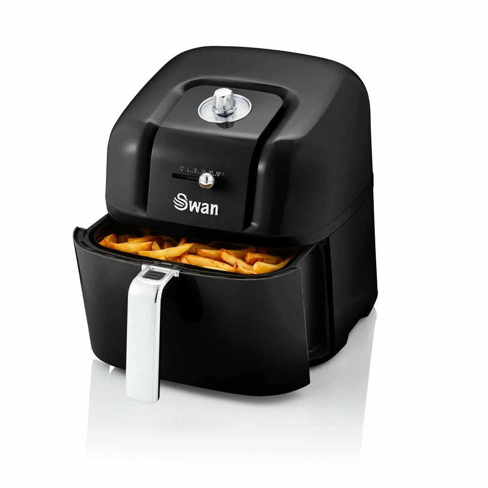 Swan Retro Air Fryer Manual 6L - Black - Image 12