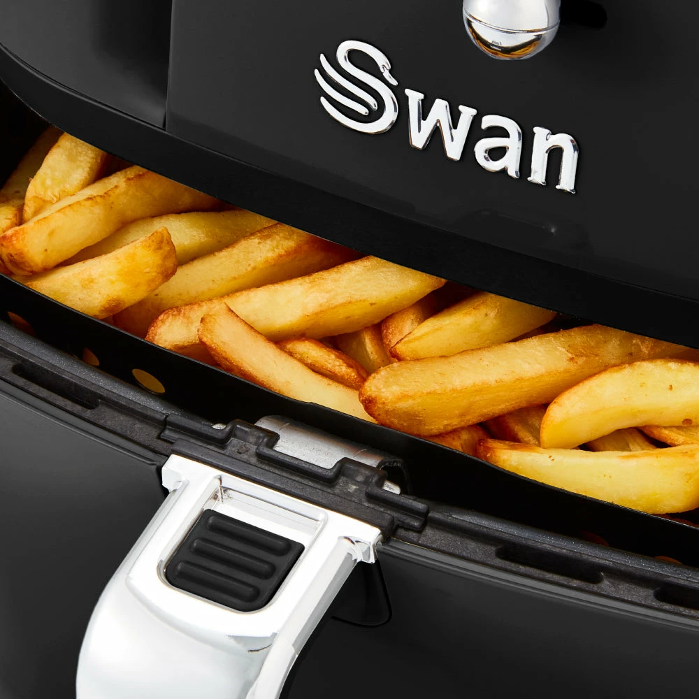 Swan Retro Air Fryer Manual 6L - Black - Image 5