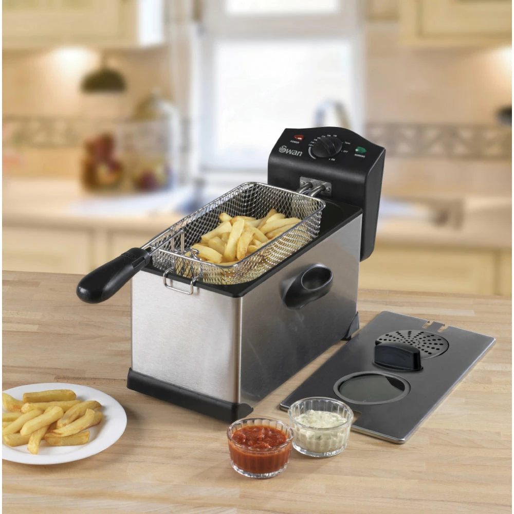 Swan Fryer 3L - Stainless Steel - Image 2