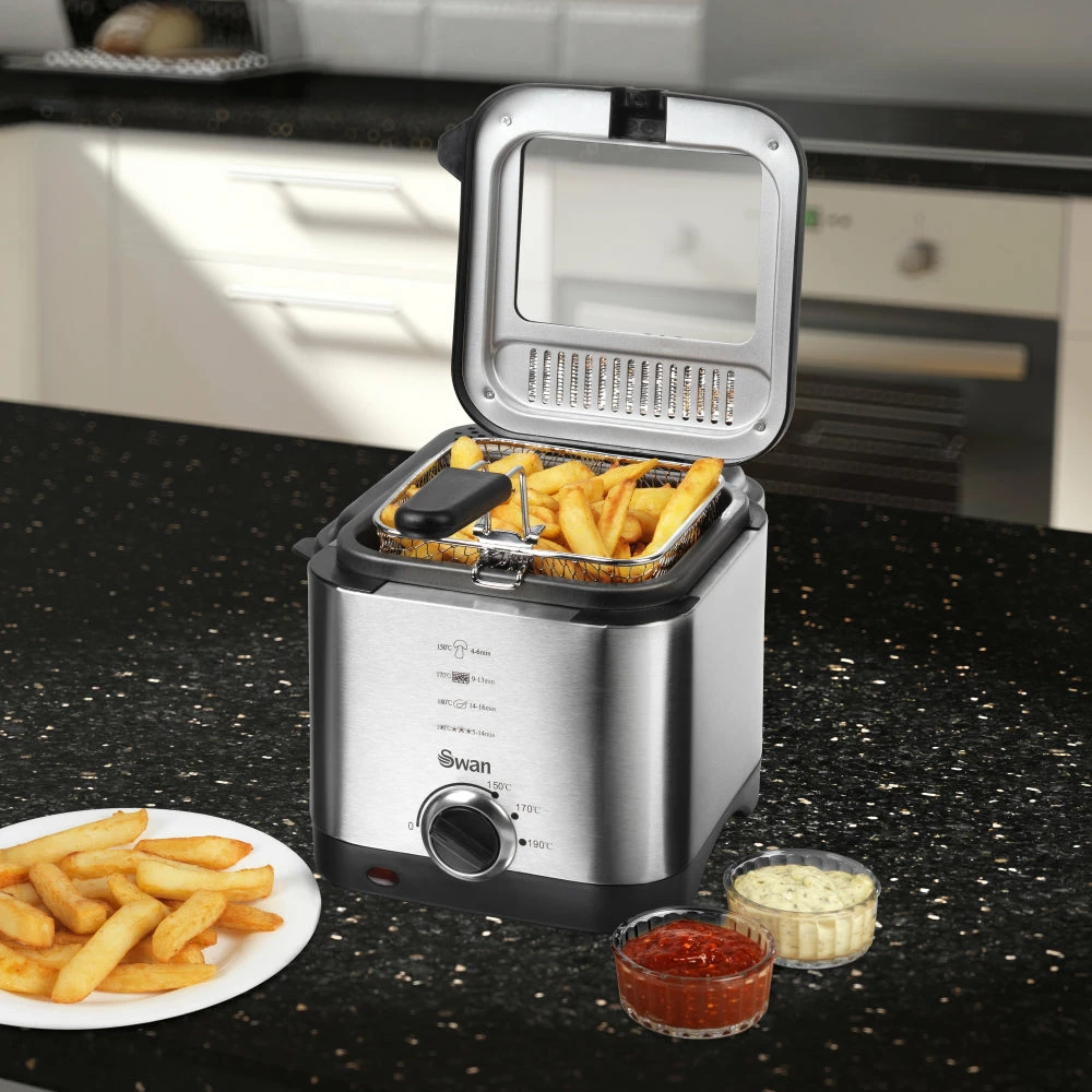 Swan Fryer 1.5L - Stainless Steel - Image 2
