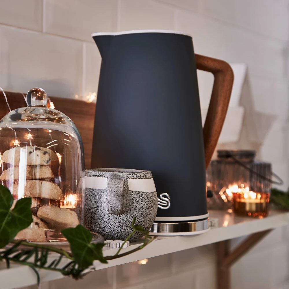 Swan Nordic Cordless Kettle 1.7L - Grey - Image 8