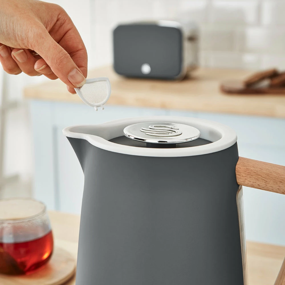 Swan Nordic Cordless Kettle 1.7L - Grey - Image 11