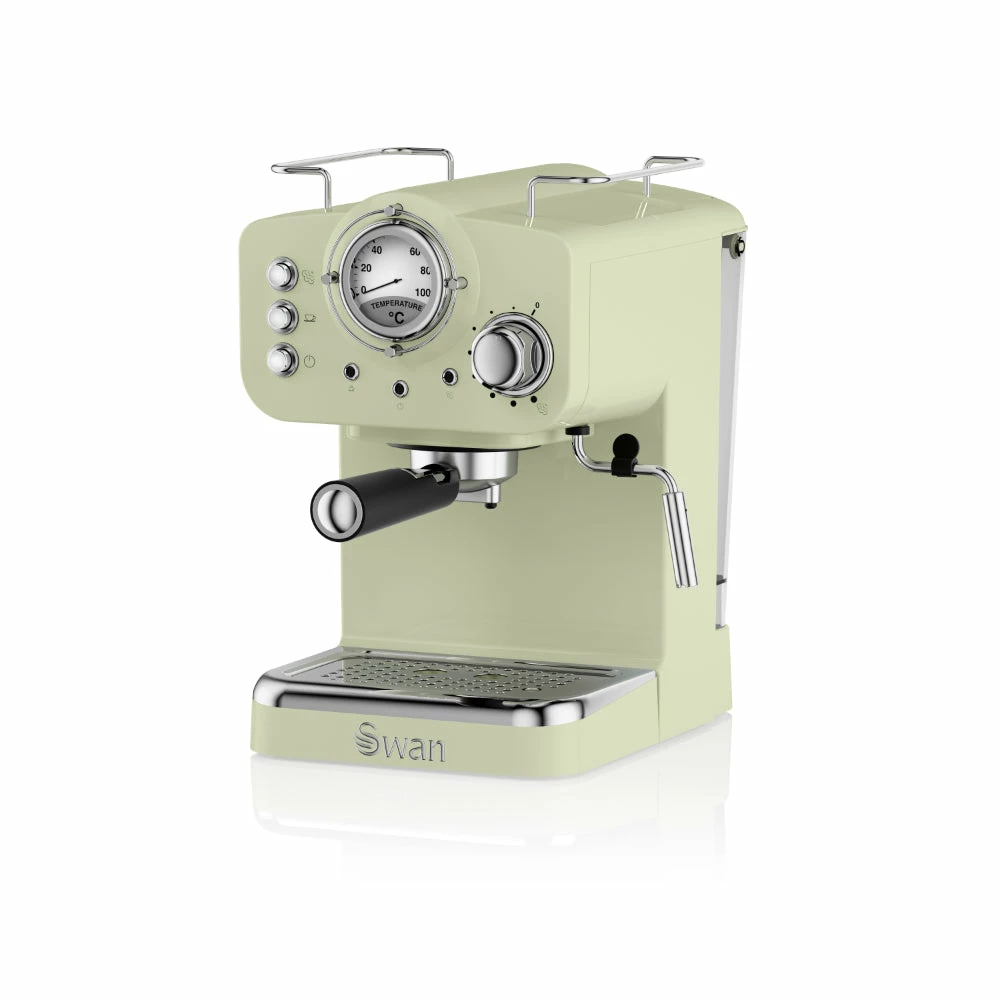 Swan Pump Espresso Coffee Machine - Green - Image 12
