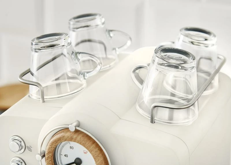 Swan Pump Espresso Coffee Machine - White - Image 10