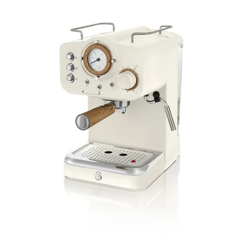 Swan Pump Espresso Coffee Machine - White