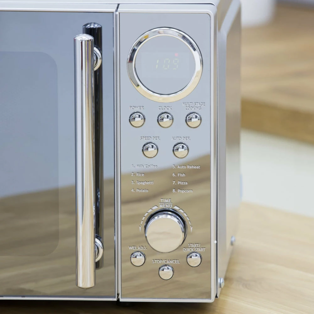 Swan Digital Microwave 800W - Silver - Image 3