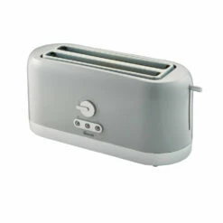 Swan Long Slot 4 Slice Toaster - Grey