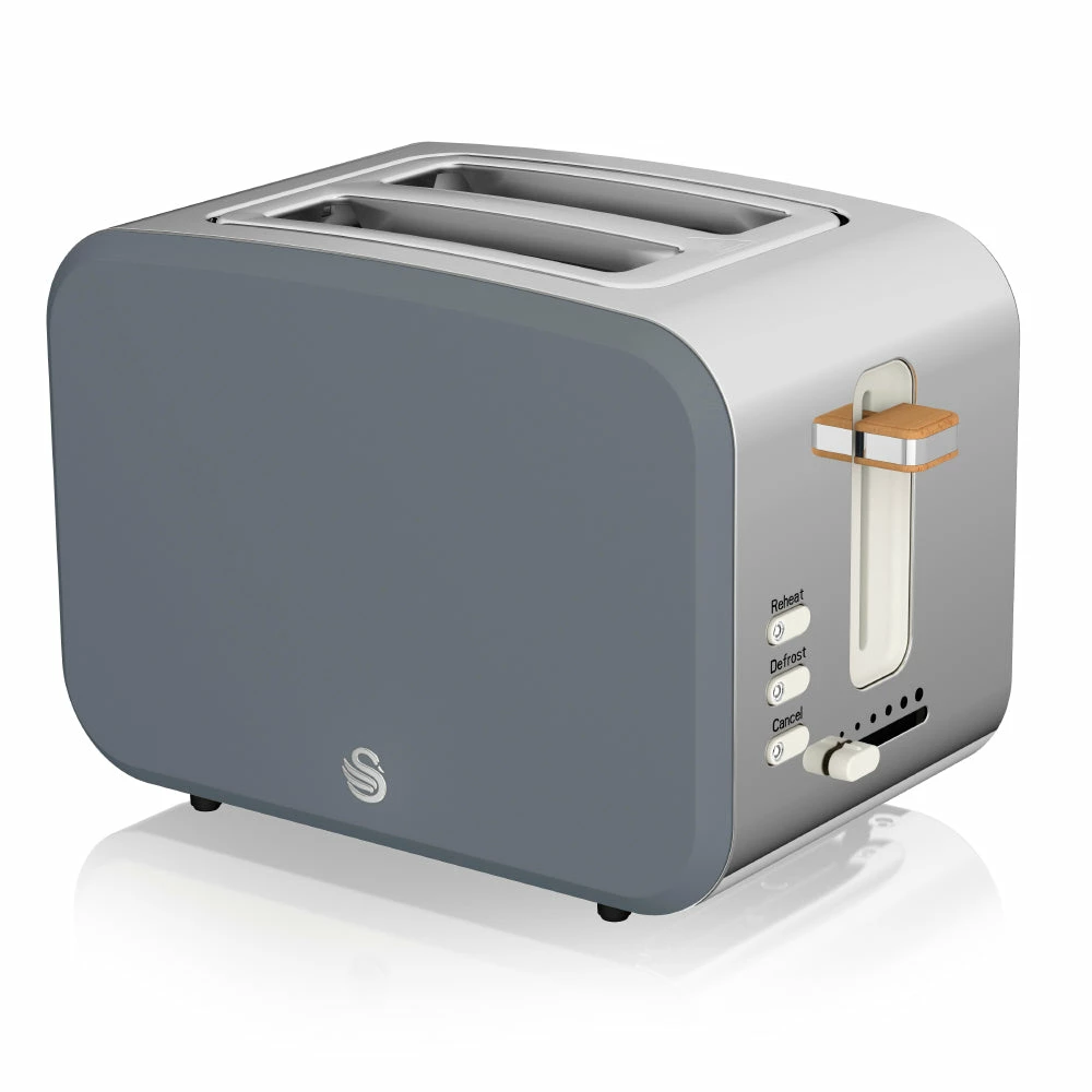 Swan Nordic 2 Slice Toaster - Grey