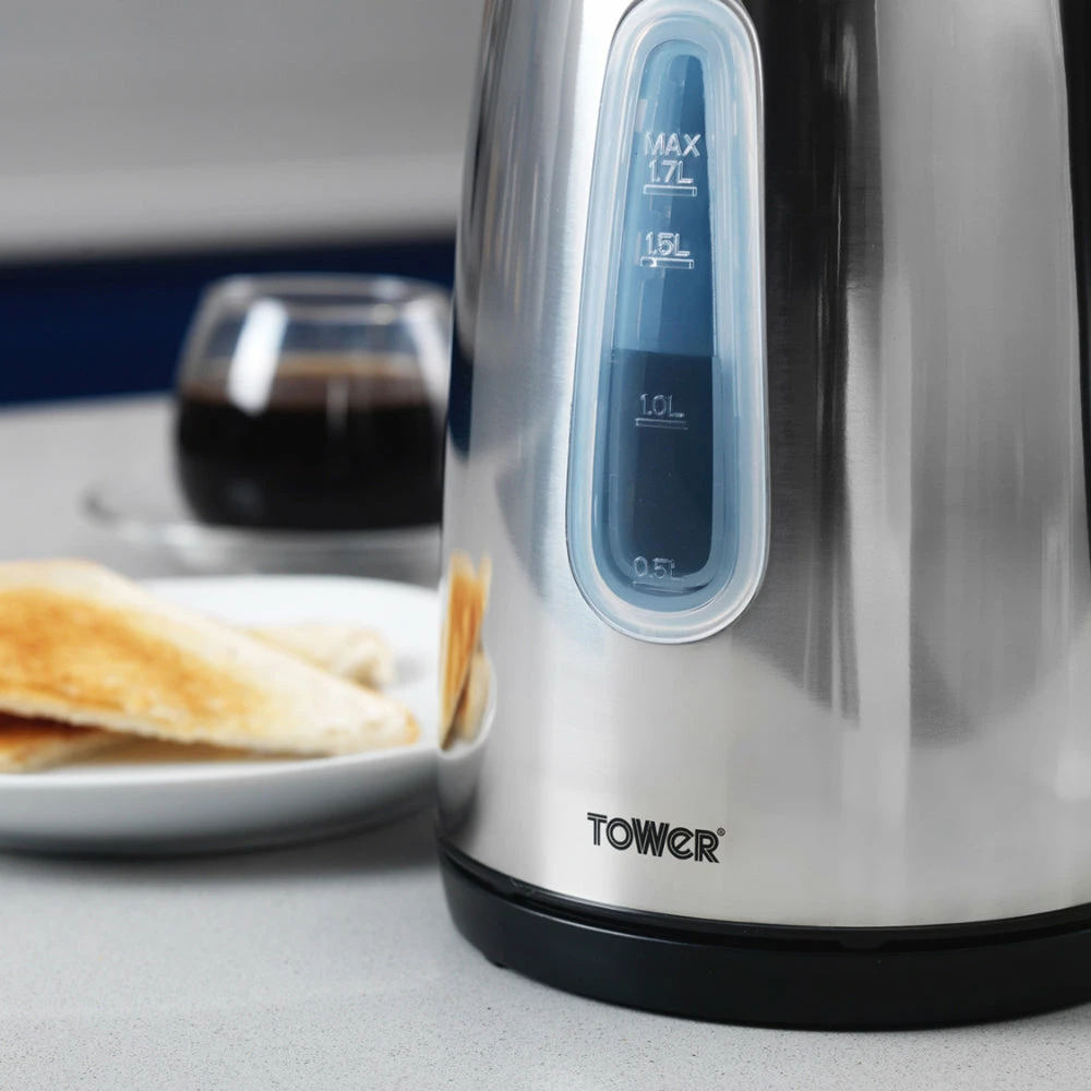 Tower Infinity Jug Kettle 3KW 1.7L - Stainless Steel - Image 3