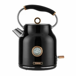 Tower Bottega Kettle 1.7L - Black & Rose Gold