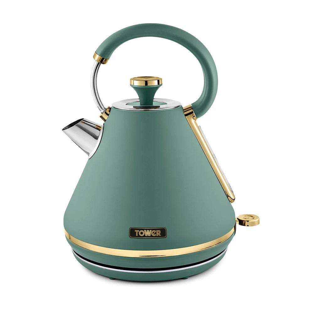 Tower Cavaletto 3KW 1.7 Litre Pyramid Kettle - Jade Green - Image 2