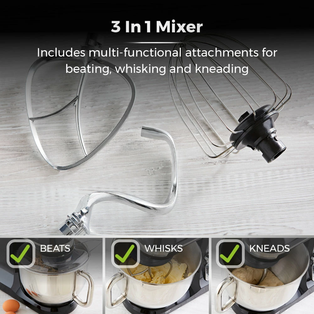 Tower Stand Mixer 1000W - Black - Image 5