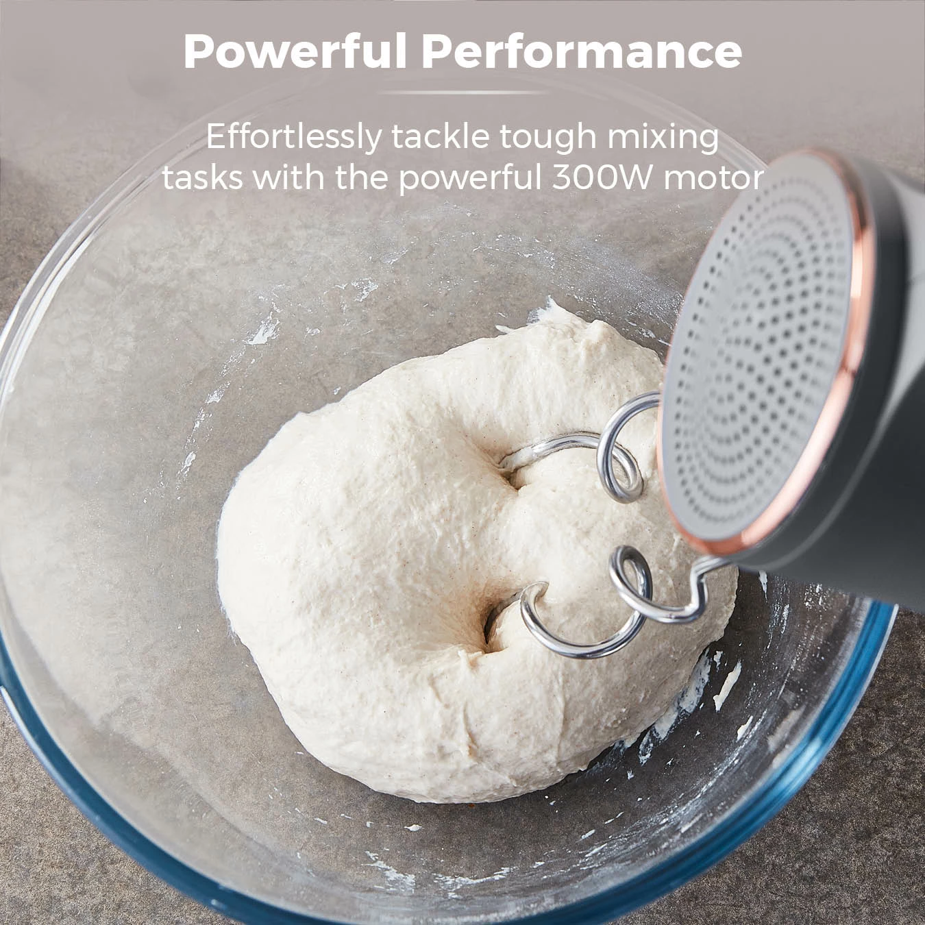 Tower Cavaletto 300W Hand Mixer - Grey - Image 3