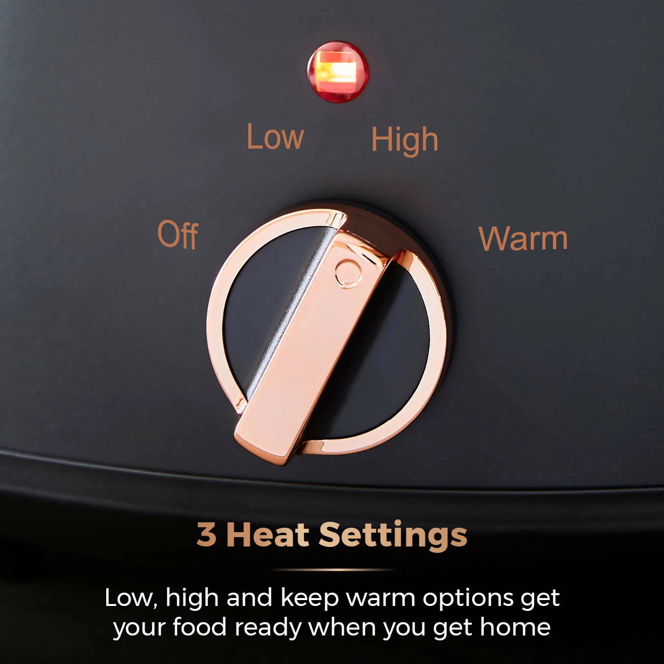 Tower Cavaletto 3.5 Litre Slow Cooker - Black - Image 5