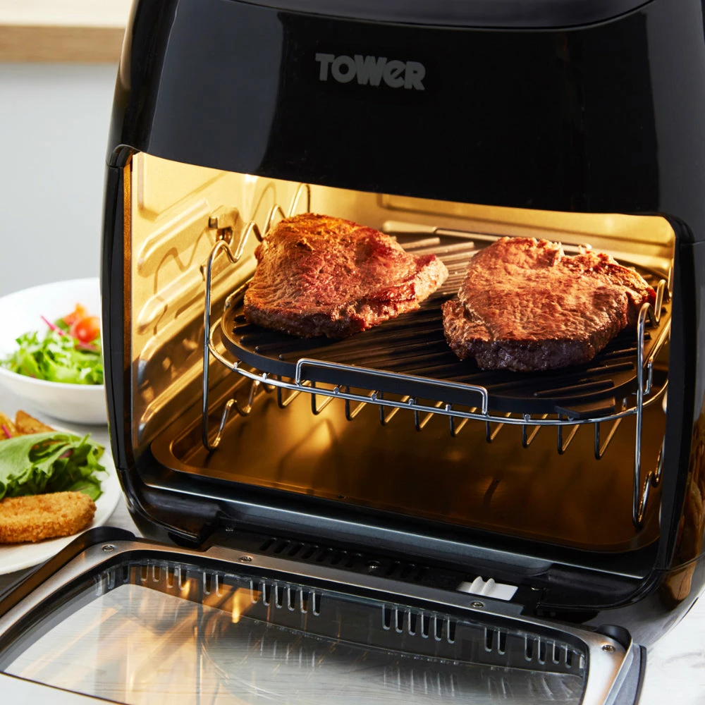 Tower Vortx Manual Air Fryer Oven 11L - Black - Image 9